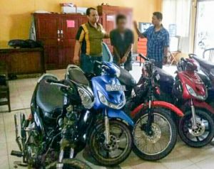 6 Kali Maling Motor, F Ditangkap Polisi
