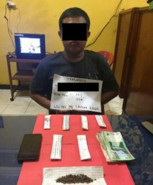 Amankan 7 Paket Ganja, Polresta Jambi Bekuk Pengedar Narkoba