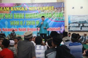 Fasha Ajak Warga Kota Jambi Makmurkan Mesjid