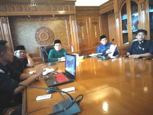 PT. EBN Paparkan Perkembangan Terkini Pasar Angso Duo Modern di Hadapan Plt Gubernur  
