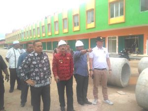 Jelang Relokasi, Plt Walikota Jambi Fauzi Tinjau Pasar Moder Angso Duo
