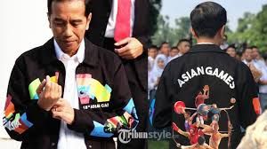 Promosikan Asian Games, Jokowi Pamer jaket ini