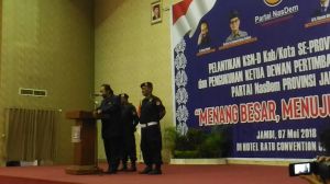 Konsolidasi di Jambi, Surya Paloh: Kader Nasdem Bukan  Pejuang Bermental Kerupuk