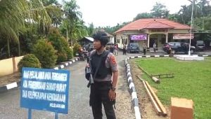 Polsek Muaro Sebo Muaro Jambi Diserang OTK, Diduga Dua Anggota Alami Luka