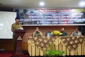 Sinergitas Teknis Penanggulangan Karhutla, Sekda: Harus Jelas Siapa Berbuat Apa