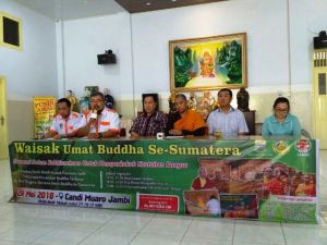 Usung Tema Harmoni dalam Kebhinekaan, Waisak se-Sumatera di Candi Muaro Jambi Dihadiri Mentri Agama