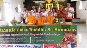 Perayaan Waisak Se Sumatera di Candi Muaro Jambi, Ini Rangkaian Acaranya      