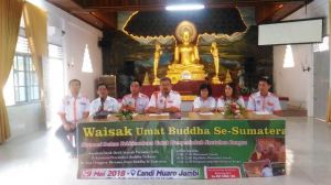 Pengamanan Waisak di Candi Muarojambi, Panitia: Tidak Perlu Khawatir, Ada TNI dan POLRI dan Banser