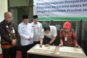 PEMPROV – BPJS Kesehatan Tanda Tangani MoU, Fachrori:  Minta Permasalahan Kesehatan Diantisipasi den