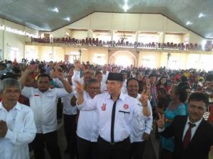Ribuan Warga Batak Kota Jambi Nyatakan Dukungan untuk Fasha-Maulana