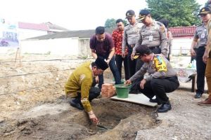 Hadiri Peletakan Batu Pertama RS Bhayangkara Mayang Mangurai, Ini Harapan Fachrori