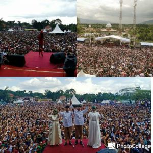 Kampanye Zainal-Arsal di Kerinci Pecahkan Rekor Massa Terbanyak