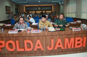 Polda Jambi Kerahkan Ribuan Personil di hari H Pencoblosan