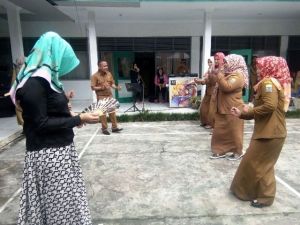 Musik Goyang Dumang Bergema, PNS Disperindag Provinsi Jambi Goyang Bersama