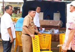 Bupati Merangin Nyoblos di TPS 36, Wabup di TPS 27