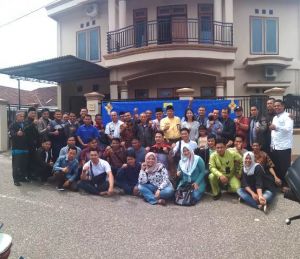 Puluhan Awak Media Berkumpul di Rumah Karo Humas Pemprov Jambi, Begini Suasananya