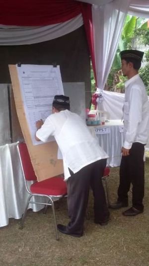 210 Suara Gunakan Hak Pilih di TPS 16 Simpang III Sipin