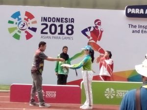 Mantap...Atletik Disabilitas Jambi Raih Juara 3 Tingkat Nasional