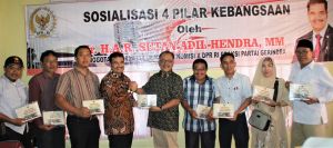 SAH Gelar Optimalisasi Sosialisasi 4 Pilar MPR RI bersama Warga Kota Jambi