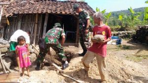 Berikan Motivasi Kerja Kepada Anggota Satgas TMMD Reg 102 Kodim Salatiga      
