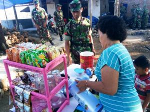 Karena TMMD Buka Warung Dadakan   