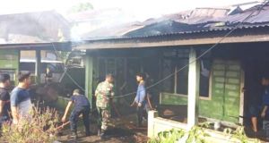 Rumah Bedeng di Bungo Dilalap Sijago Merah