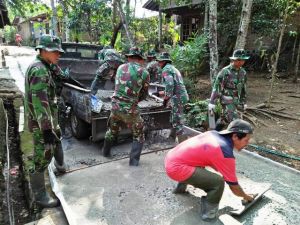 Partisipasi Warga Sangat Tinggi Demi Suksesnya Program TMMD