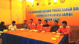Sekda Resmikan Posko Satgas Karhutla