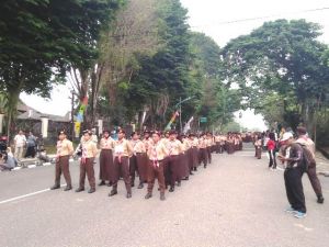 3.224 Siswa Kota Jambi Ikuti Lomba Gerak Jalan Indah Untuk Peringati HUT Pramuka   
