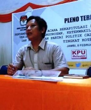 KPU Kota Tetapkan JUmlah Daftar Caleg Sementara  630 Orang