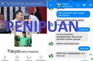 Awas Penipuan...Nama Walikota Fasha Dicatut Minta Bantuan Gempa Lombok