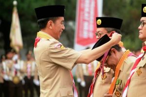 Fachrori Terima Penghargaan Satiyawirautama Utama Pramuka   