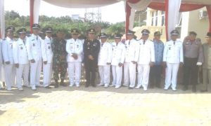 Camat, Kades dan Kapolsek Kumpeh Ilir Peringati HUT RI Ke 73 Tahun, Begini Kata Mereka   