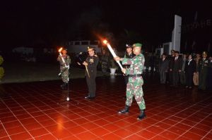 Kapolda Jambi Pimpin Upacara Renungan Suci di Taman Makam Pahlawan Dini Hari