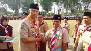 Fasha Pimpin Irup HUT Pramuka Ke-57      