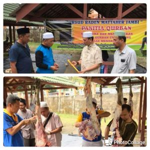 RSUD Raden Mattaher Potong 6 Ekor Sapi Untuk Masyarakat Sekitar