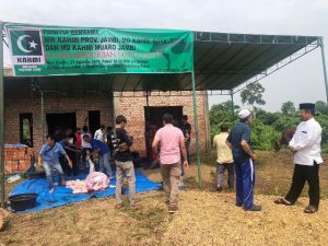 Berbagi dengan Masyarakat, KAHMI Kurban 3 Ekor Sapi
