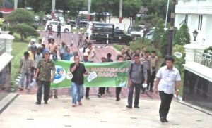 Ganja Tolak GSI Deklarasi #2019Gantipresiden di Jambi