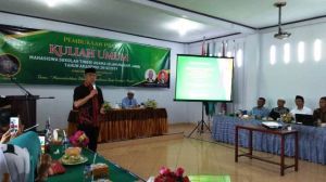 Jadi Pemateri Kuliah Umum di STAI Ma'arif, Fasha: Generasi Muda Harus Mandiri