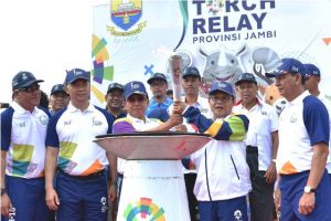 Peringati Hari Olahraga Nasional, Kapolda Jambi: Anak Muda Jangan Bermalas-Malasan
