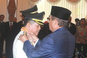 Bupati dan Wakil Bupati Merangin Terpilih Resmi Dilantik