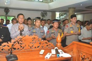 Doakan Korban Gempa di Sulteng, Polda Jambi Gelar Shalat Gaib