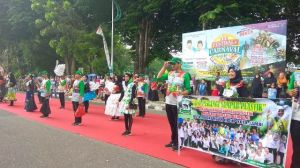 Unik, Kostum Karnaval Ini Murni Terbuat dari Sampah Plastik