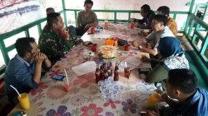 Silaturahmi dengan Media di Jambi, Dandim Tanjab Paparkan Kegiatan TMMD di Tanjabtim