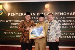 Pemprov Jambi Raih WTP 6 Kali Berturut Turut, Fachrori: Ini Modal Wujudkan Jambi Tuntas 2021