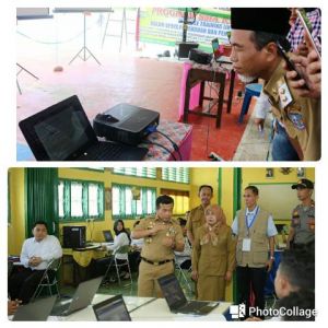 Pantau Pelaksanaan Tes CPNS Merangin 2018, Bupati ke Mentawak, Wabup ke Pamenang