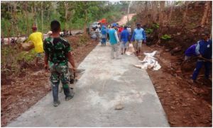 Rembang: Satgas TMMD Fokus Finishing Jalan Yang Sudah Jadi