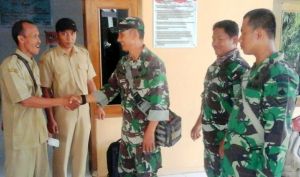Satgas TMMD Datangi Kepala Desa Pasedan