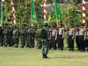 Kodim Rembang Laksanakan Gladi Upacara Penutupan TMMD