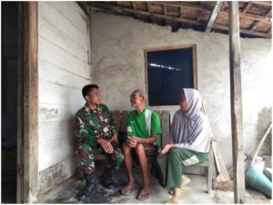 Kodim Rembang: Dipamiti Satgas TMMD, Pak Partowaji Menangis Sedih